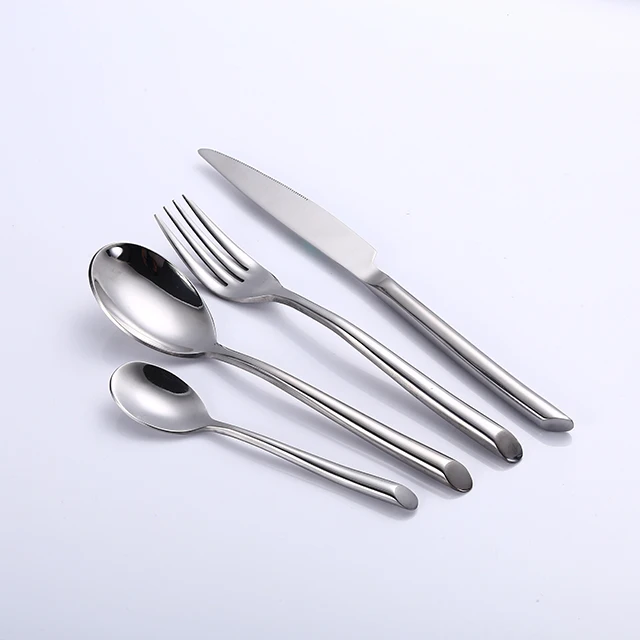 china housewares cutlery set customized with logo spoons forks knives stainless steel cutlery set high quality flatware set