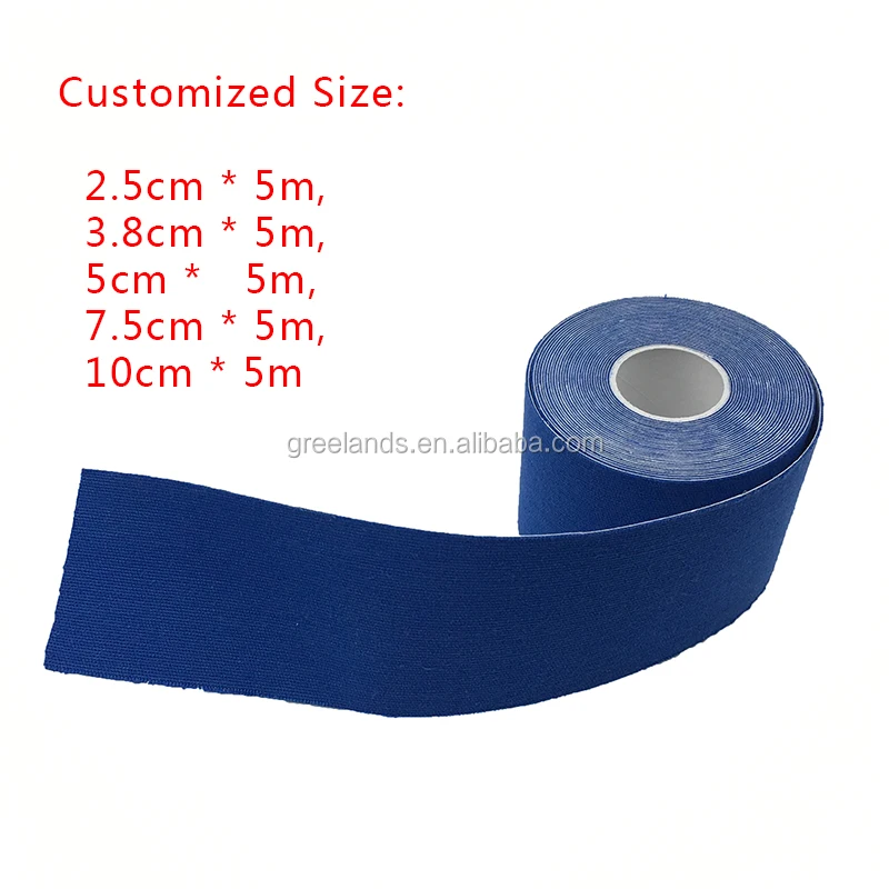 
Pre-Cut Strips Water Resistant Nasara Kinesiology Sports Tape , Uncut Injury Recovery Elastic Physio Tape To Relieve Muscle Pain 