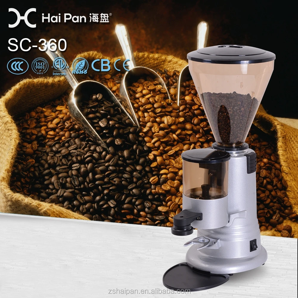 
Zhongshan factory large capacity SC-360 commercial electric 220v burr antique coffee grinder 
