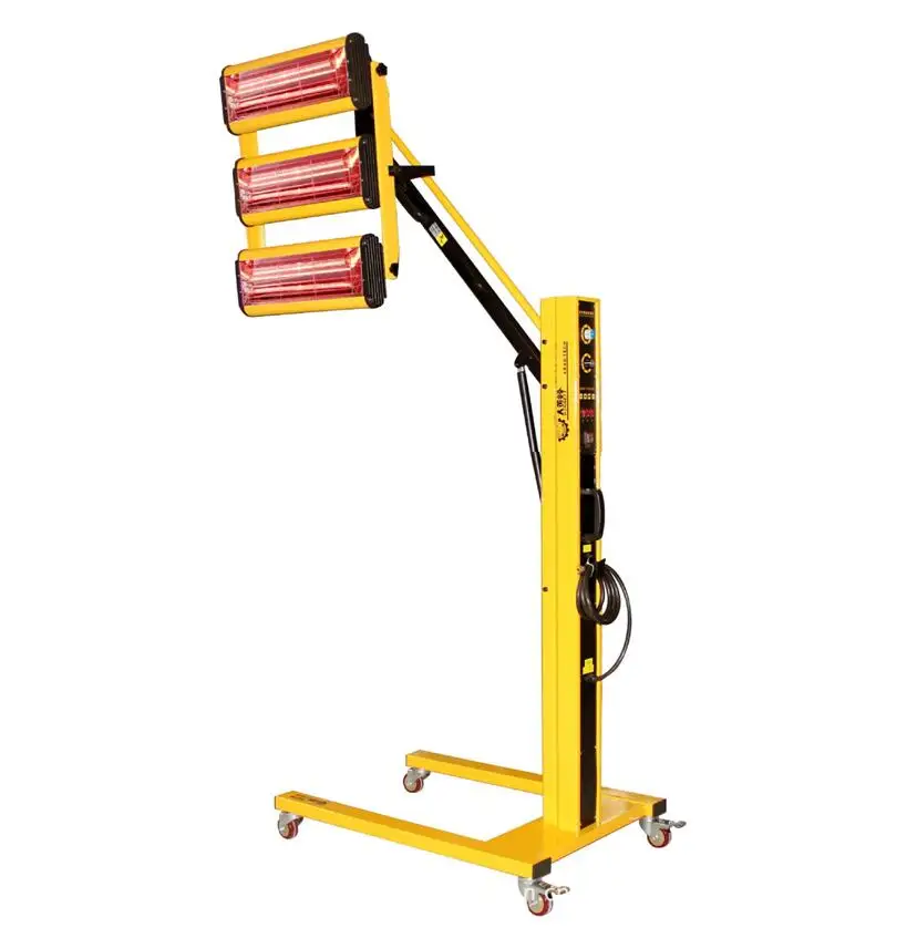 Easy use shortwave infrared curing lamp paint dryer for car care