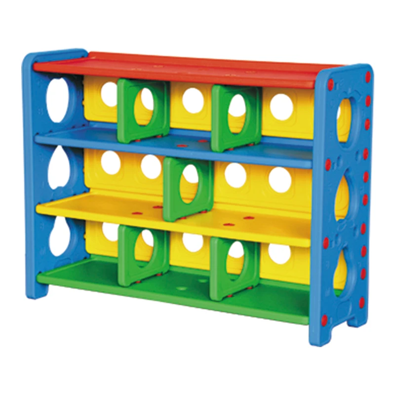 Durable School Plastic Baby Toy Book Shelf