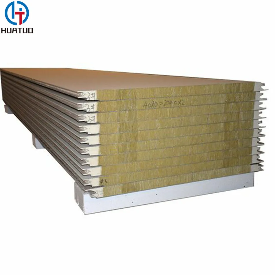 Insulated PU sandwich panel polyurethane for cold room or refrigerated warehouse wall panel
