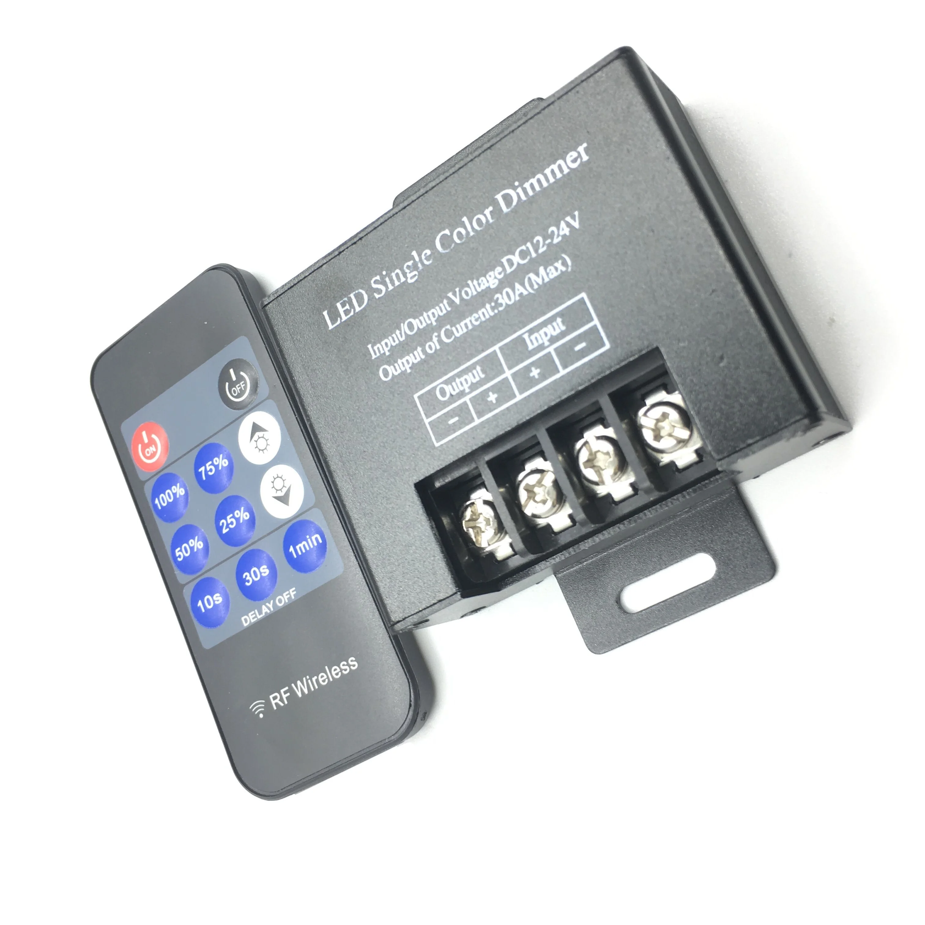 
NEW DC12-24V 30A Wireless LED Dimmer with 11keys RF Remote Control 