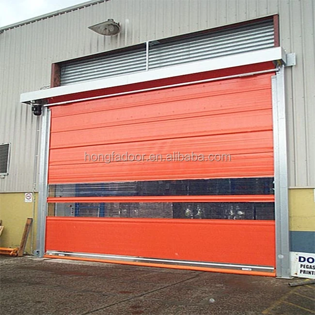 Automatic Induced High Speed Rolling Shutter Garage Doors (HF-J026)
