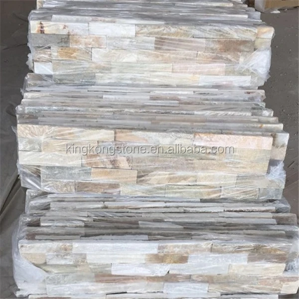 
Popular and best price yellow quartzite Z-shape fixwall 