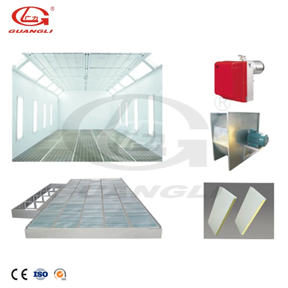 GuangLi  downdraft water-based spray booth for vehicle fast repaire