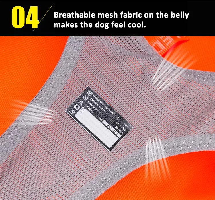 Truelove wholesale summer cool pets dogs clothes vest reflective comfortable mesh waterproof dog pet apparel