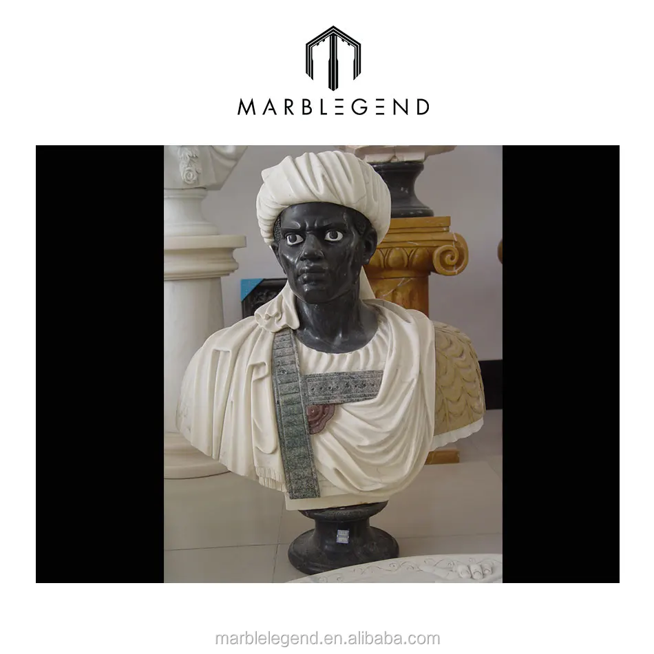 Famous ancient man natural marble bust sculpture