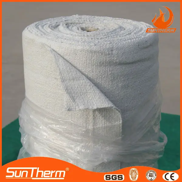 высокое качество теплоизоляции алюмосиликатных керамического волокна ткань питания