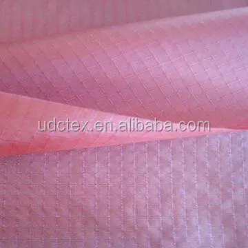 Waterproof silicone coated 40D ripstop nylon tent fabric