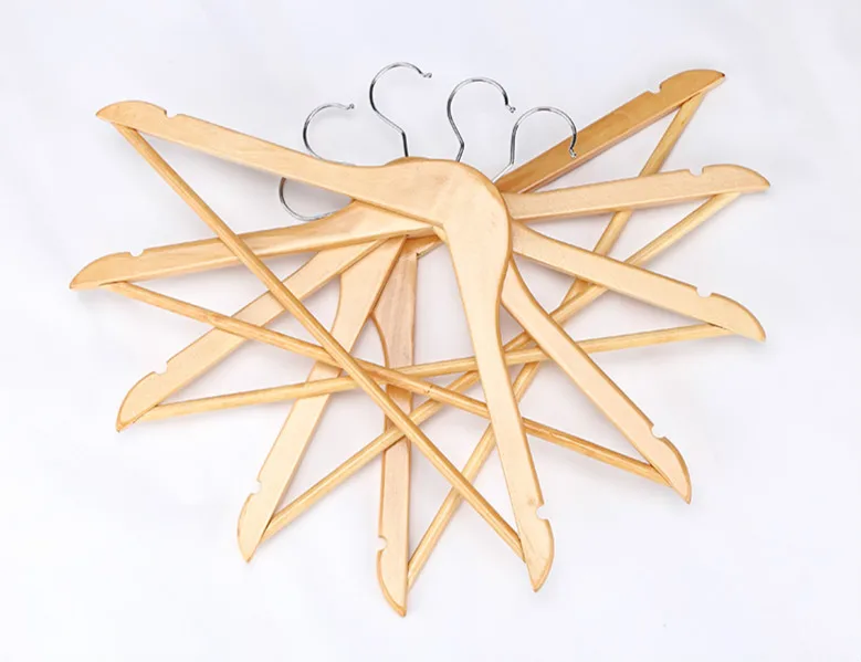 High quality wholesale custom deluxe suit skirt wooden hanger