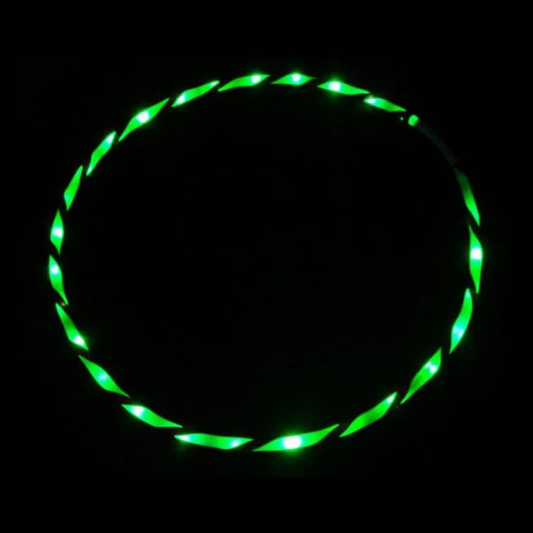 90cm Diameter LED Lighted Twist Lighted Led Sport Hoop