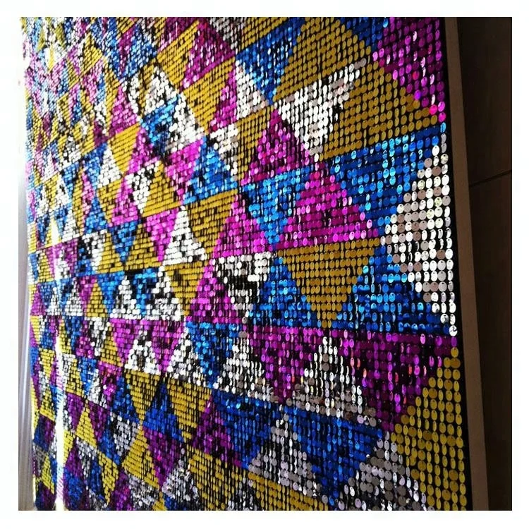 
Unique Shimmer Sequin Panel Billboard Advertising 