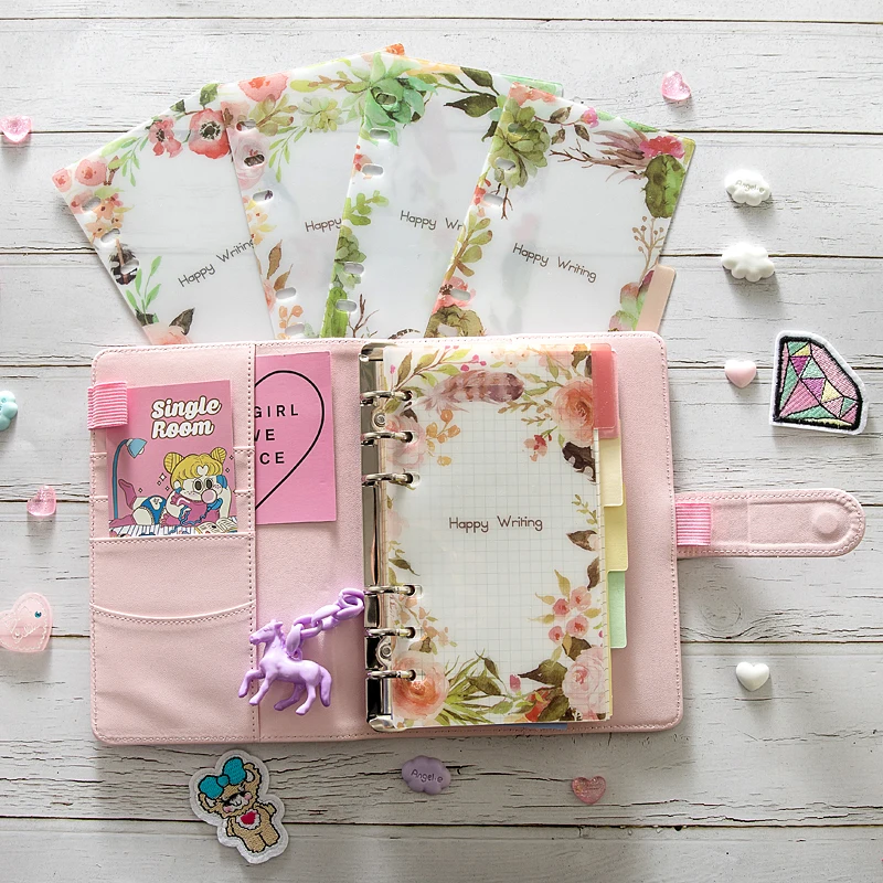 pvc  Colored Index Tabs, planner dividers,  tab dividers