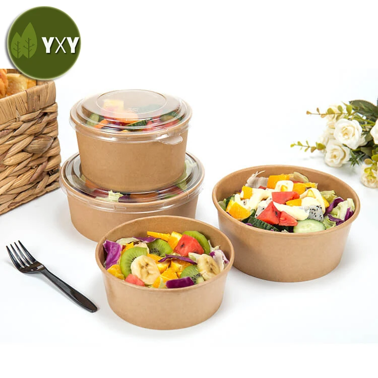 100% Food Grade Large Size 48oz 1500ml Paper Soup Bowls