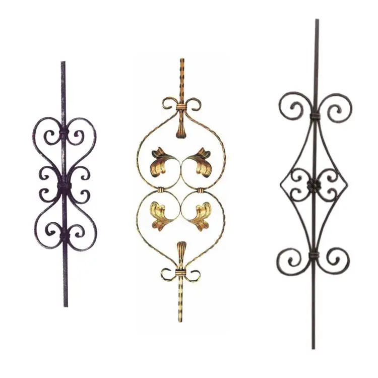 factory price metal components wrought iron baluster