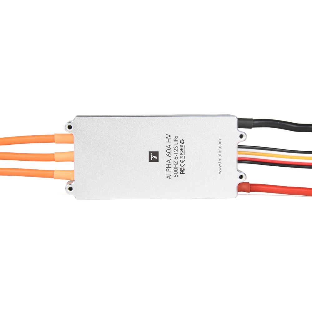 T-MOTOR Quadrocopter FOC Alpha 60A HV 6-12s 500Hz ESC manufacture Speed Controller for UAV