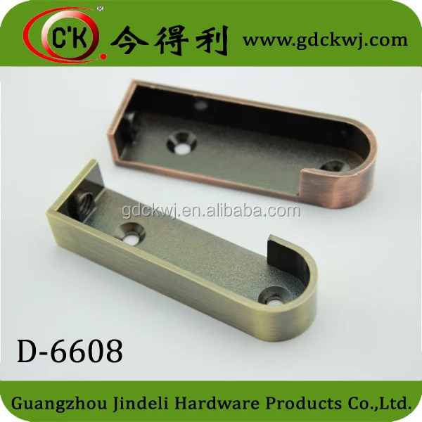 16 мм трубки шкаф фланец для мебели опорная гильза / подвесной железной дороге поддержка