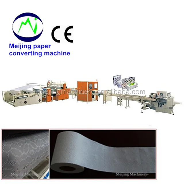Полностью автоматический небольшой туалетной бумаги машина производственной линии