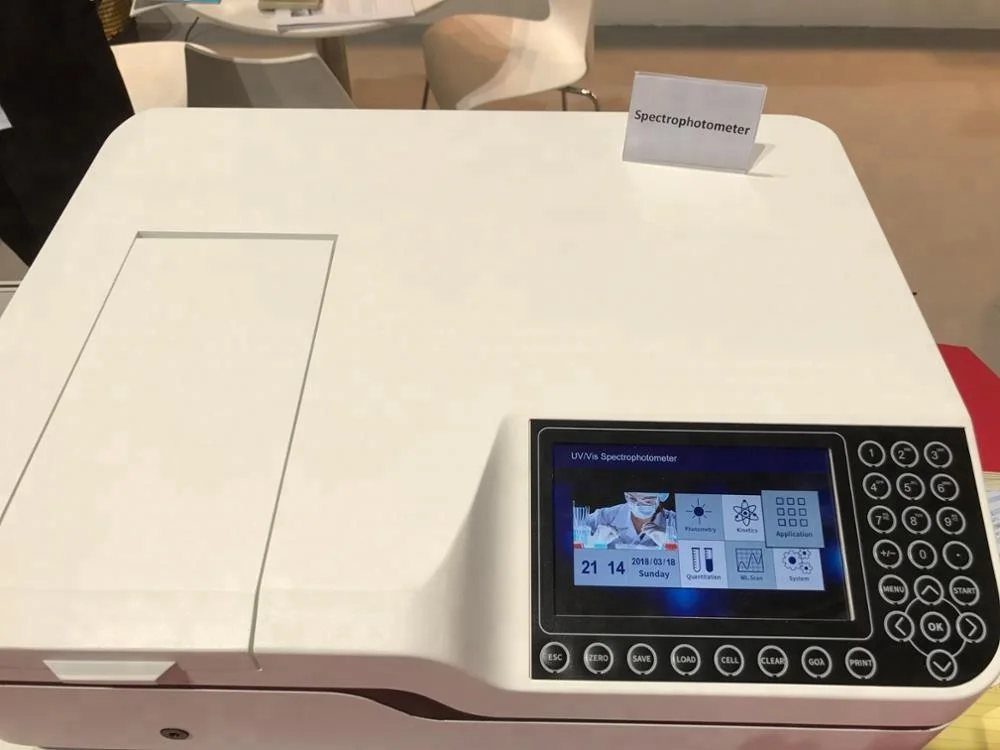 Laboratory Cheap Portable Single Beam UV VIS Scanning Color Screen Spectrophotometer Price China,Spectrometer with 21 CFR