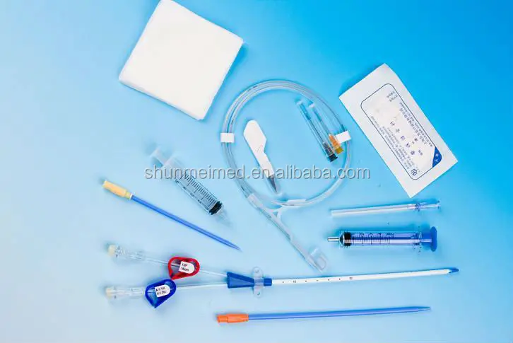 Dialysis double lumen catheter hemodialysis