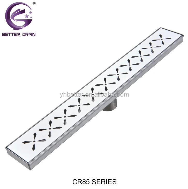 
Stainless steel rectangle drain,Swimming pool floor drain CR85 