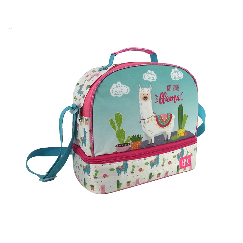 Hot sale custom fashion reusable polyester kids custom soft lunch factory customization comfortable cooler bag