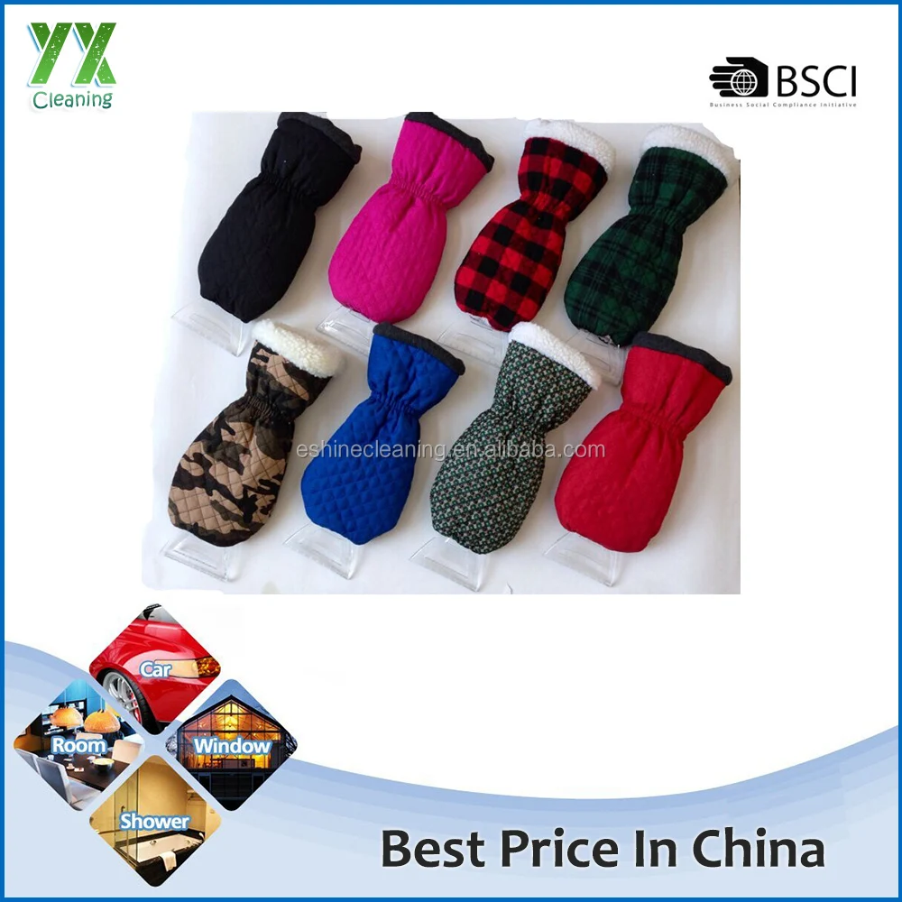 New style Promotional Car Ice Scrapper with gloves