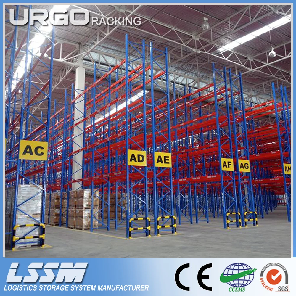 Железная полка для хранения поддонов складов