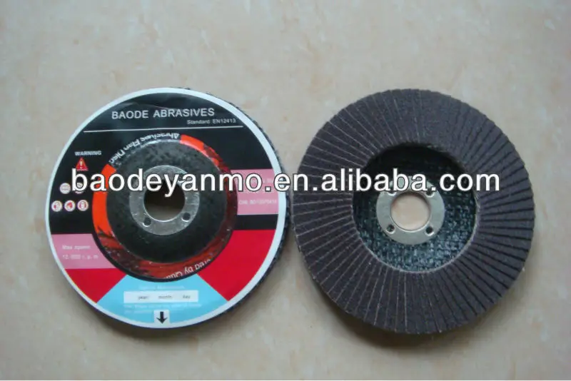 125mm Diamond flap disc for galss,steel, ceramic