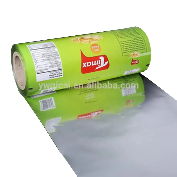 Multiple Extrusion Colorful Printing Laminated Plastic Sachet Food Packaging Film Roll For Snack Chocolate Chips Drinking Juice