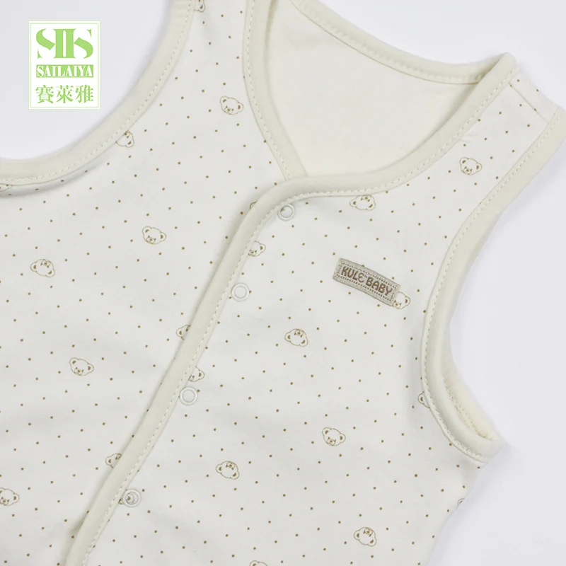 
Autumn baby vest comfortable cotton unisex cute baby clothes 