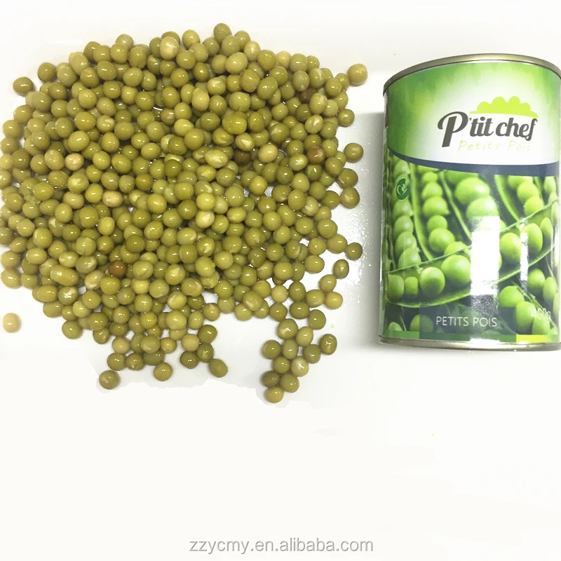 
400g canned fresh green pea in brine High Quality Canned Green peas fresh packed for sale 