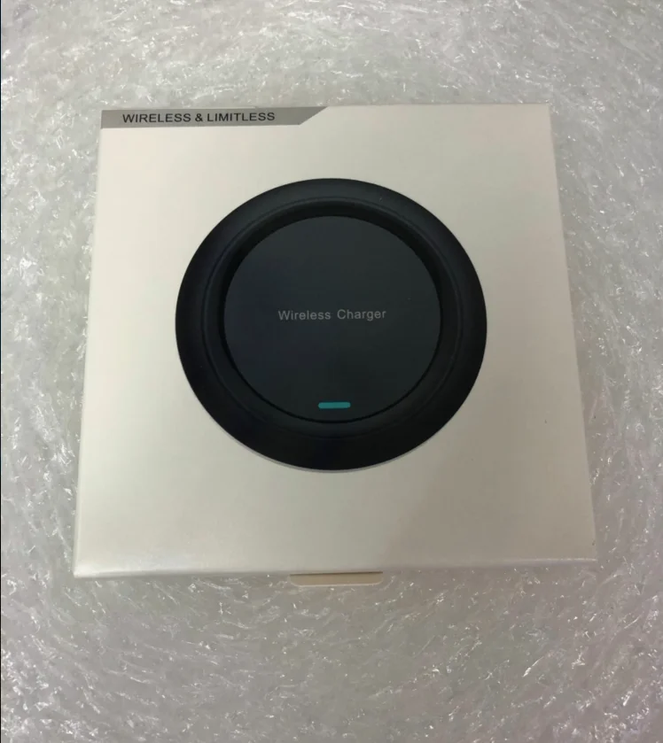 
2019 Newest Aluminum Portable Qi Wireless Charger for iPhone8/iPhone X, wireless mobile phone charger 