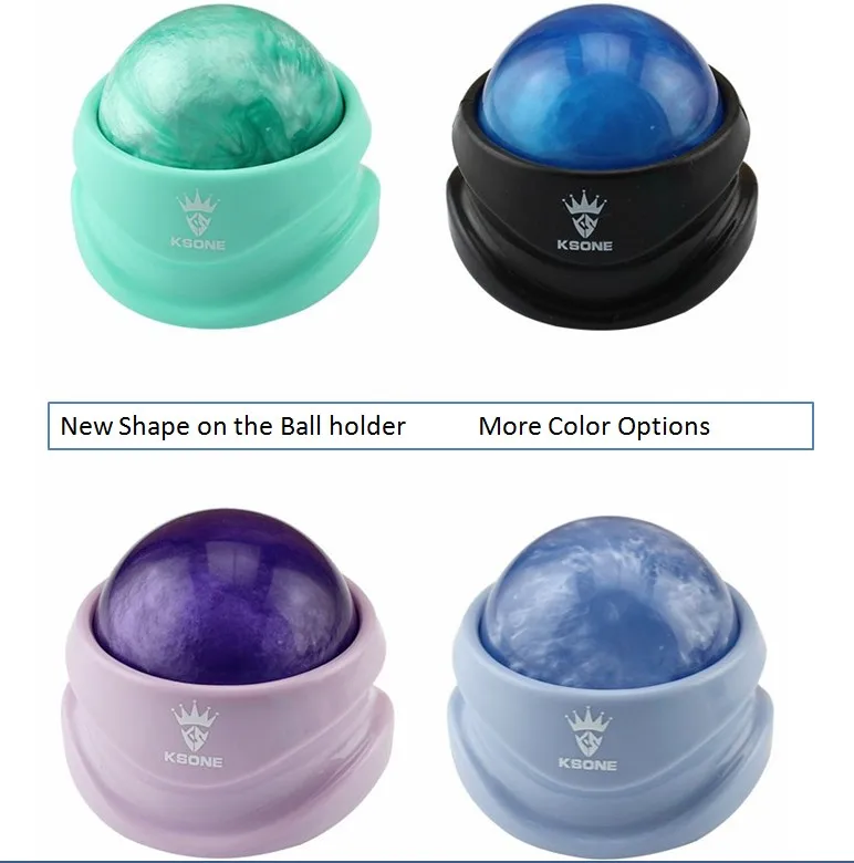 5.4CM Therapy Relaxation Roller Massager Pain Relief Body Secrets Resin Massage Roller Relax Ball