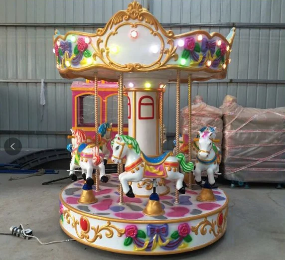 6 seats amusement park kids carousel for sale/6 seats merry go round rides for sale