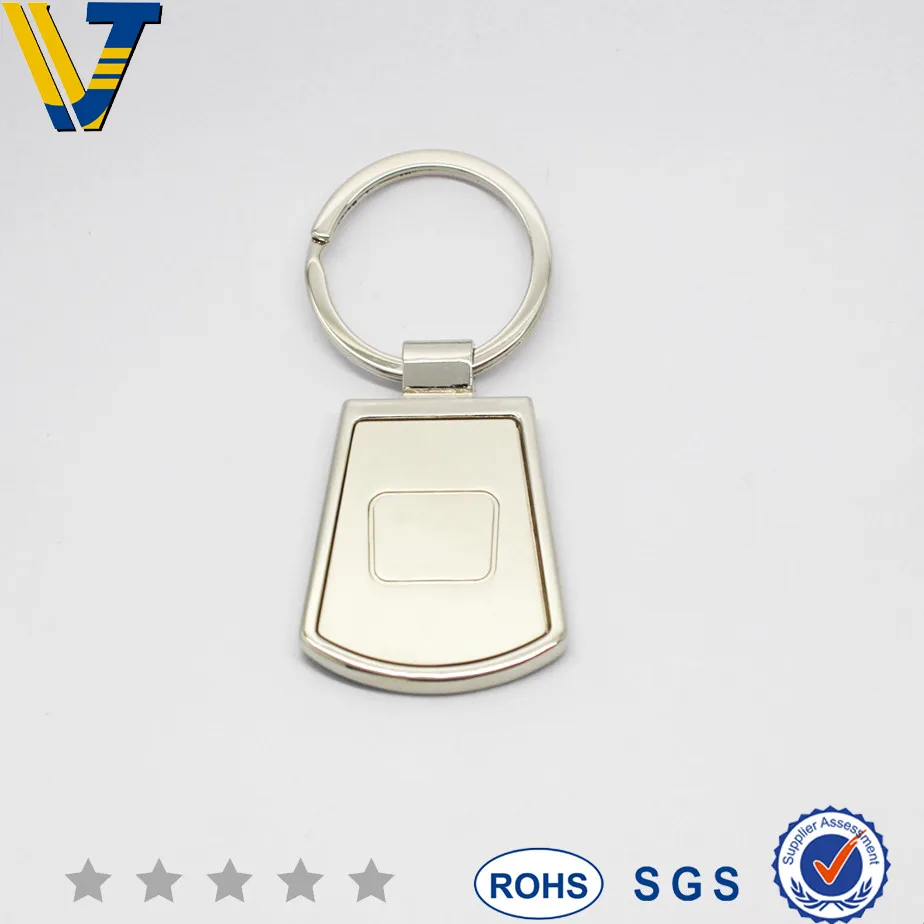 blank custom logo metal floating engraved metal custom key chain
