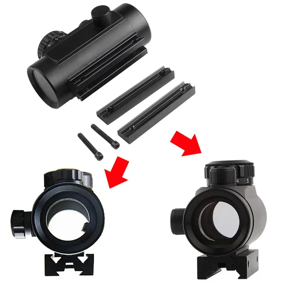 1X40  holographic red dot sight With 11mm/20mm Picatinny Weaver Rail Mount  tactical red dot laser sight