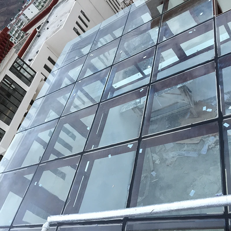 10+1.52+10mm laminated glass price of glass floor, glass stair