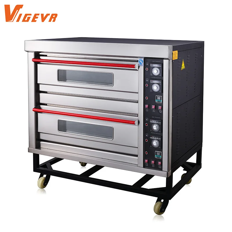 
Two Layers 4 Trays CE Approved Electric Bread Bakery Oven Horno 