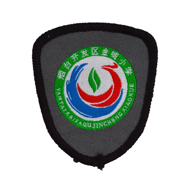 
High Density Custom Brand Name Logo and Size woven neck labels for Clothing 