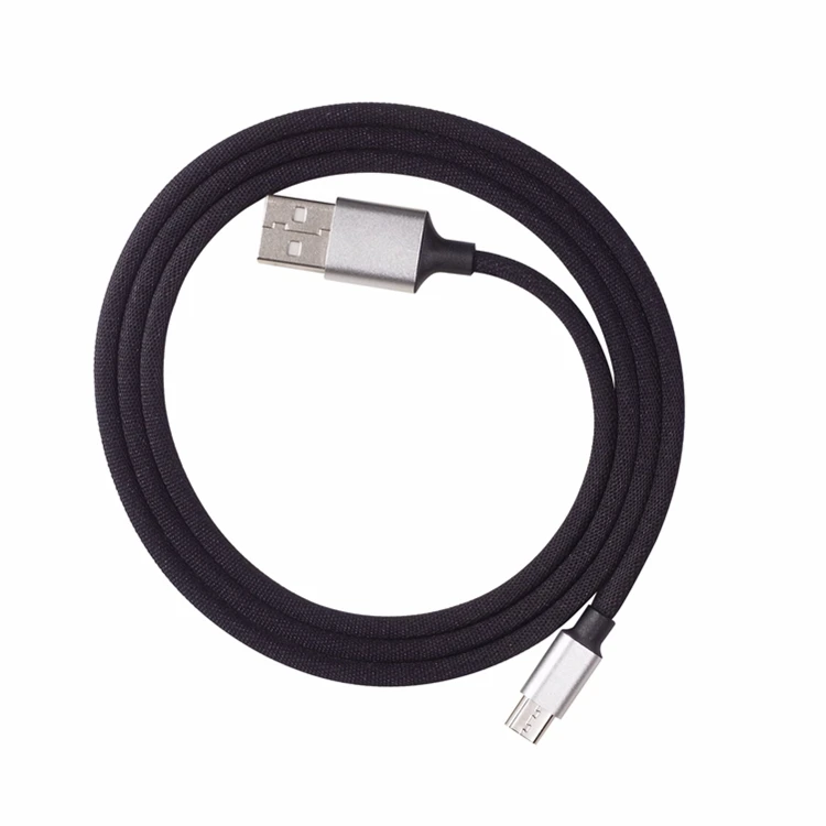 Плетеный Нейлоновый металлический корпус недавно micro usb синхронизации данных Кабель зарядного устройства для iPhone 7 8