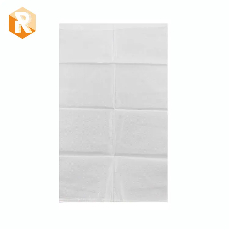 Polypropylene woven Wheat flour bags for 25kg 50kg white pp woven bag