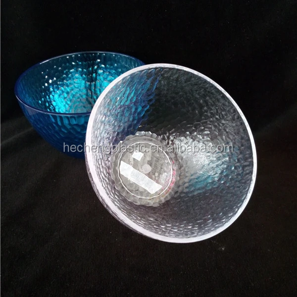 Индивидуальная круглая прозрачная пластиковая чаша индивидуальные цветные маленькие салатные чаши для фруктов