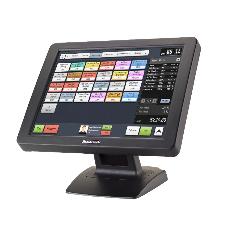 Pos-терминал Maple Touch 15 дюймов с MSR, термопринтером и ящиком для наличных денег