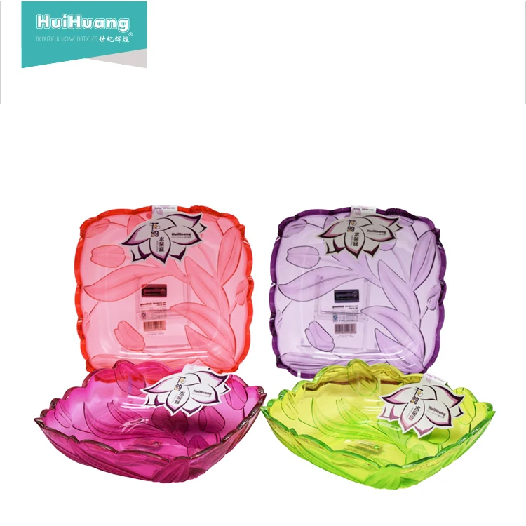 
hot sale food grade 10 inch decor plate fresh fruit platter fresh fruit serving tray for fruit salad snack candy 