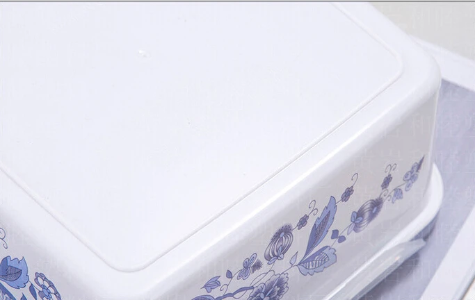 Rectangular plastic food container 5 pcs of  sets