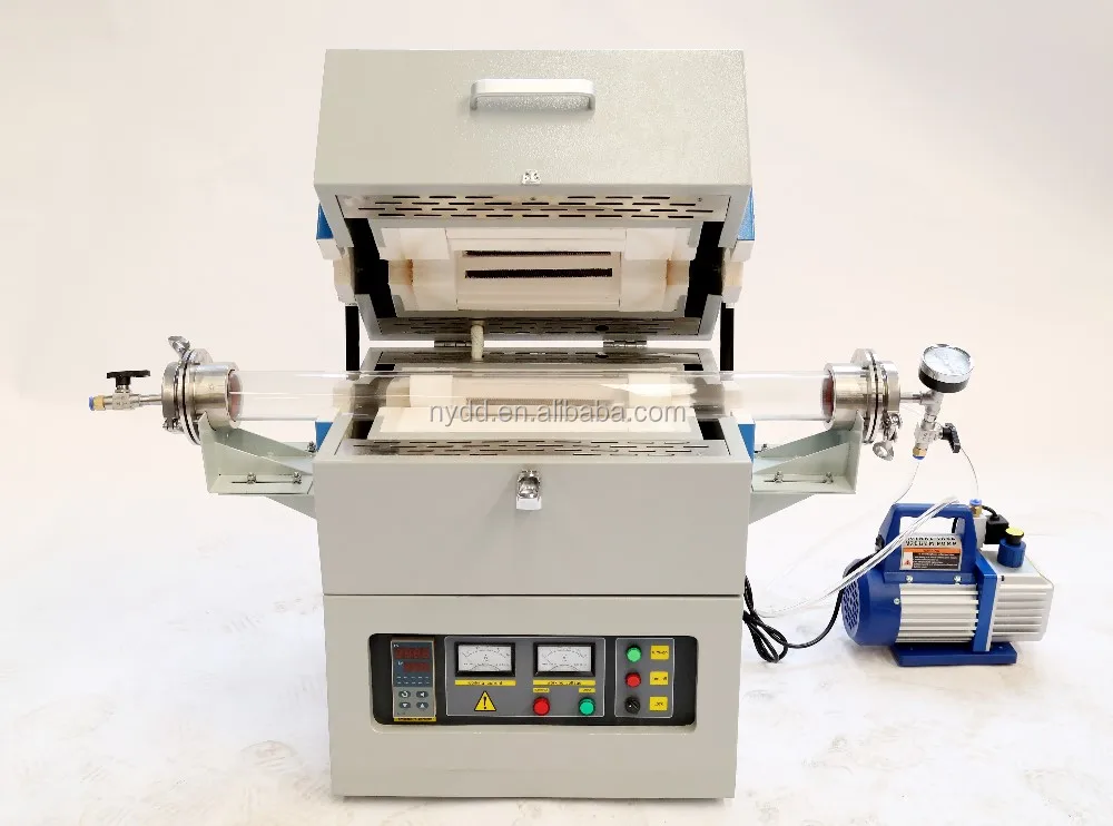 Lab Pyrolysis vacuum tube furnace, Vacuum atmosphere tube furnace, heat treatment sintering tube furnace