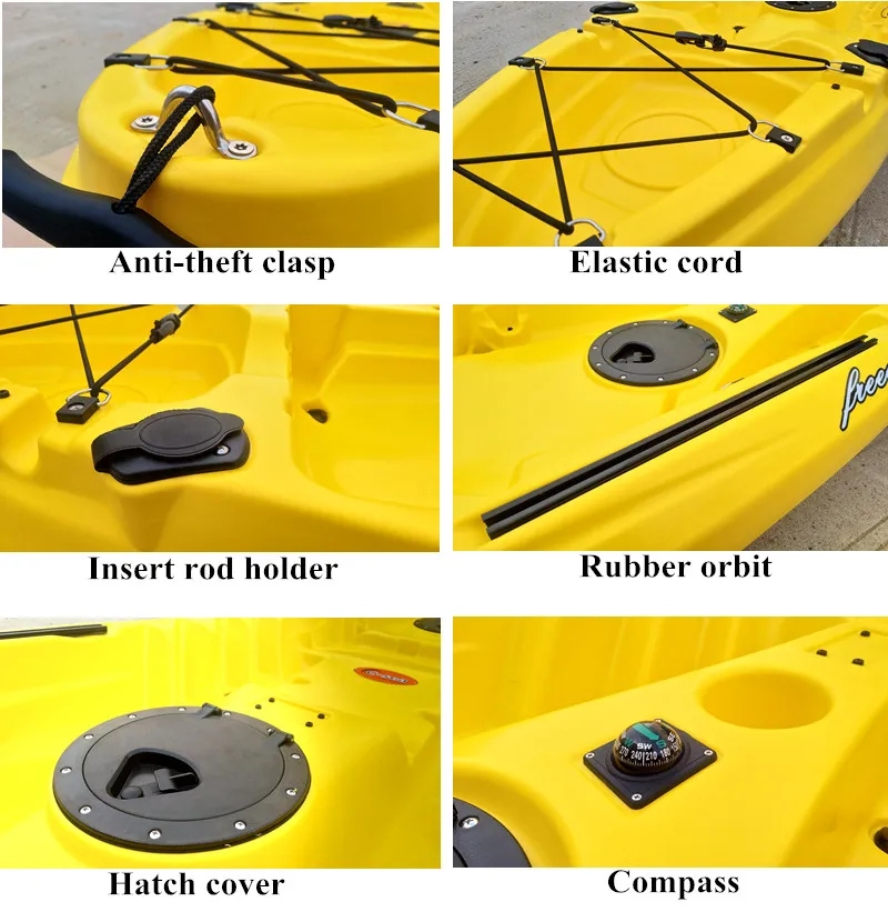 fishing kayak double seat from kayak manufacturer for family fishing