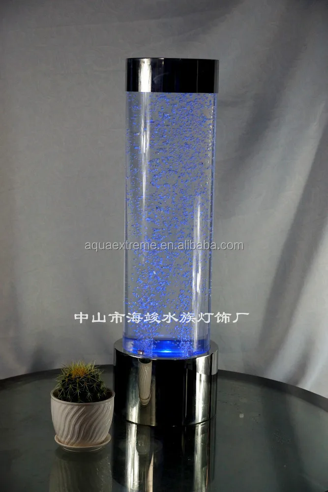 Led decoration water bubble table top column Aquaextreme
